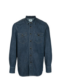 Camicia di jeans blu scuro di Kent & Curwen