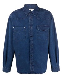 Camicia di jeans blu scuro di Kenzo