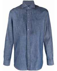 Camicia di jeans blu scuro di Lardini