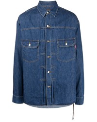 Camicia di jeans blu scuro di Mastermind Japan