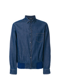 Camicia di jeans blu scuro di Neil Barrett