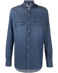 Camicia di jeans blu scuro di Orian
