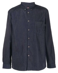 Camicia di jeans blu scuro di PS Paul Smith