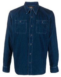 Camicia di jeans blu scuro di Ralph Lauren RRL
