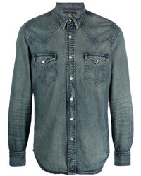 Camicia di jeans blu scuro di Ralph Lauren RRL