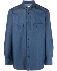 Camicia di jeans blu scuro di Tagliatore