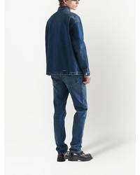 Camicia di jeans blu scuro di Prada