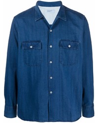 Camicia di jeans blu scuro di Universal Works