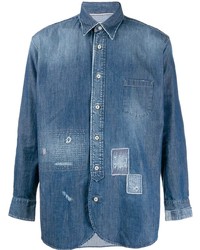 Camicia di jeans blu di Al Duca D’Aosta 1902