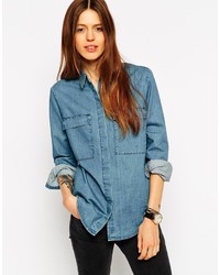 Camicia di jeans blu di Asos