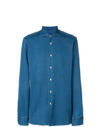 Camicia di jeans blu di Borriello