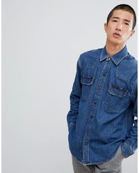 Camicia di jeans blu di Calvin Klein