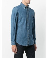 Camicia di jeans blu di Ralph Lauren