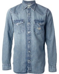 Camicia di jeans blu di Denim & Supply Ralph Lauren