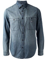 Camicia di jeans blu di Denim & Supply Ralph Lauren