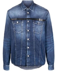 Camicia di jeans blu di DSQUARED2