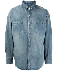 Camicia di jeans blu di FIVE CM