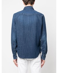 Camicia di jeans blu di Jacob Cohen