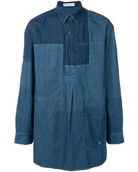 Camicia di jeans blu di JW Anderson