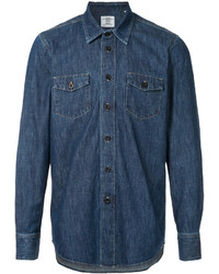 Camicia di jeans blu di Kent & Curwen