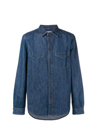 Camicia di jeans blu di Kent & Curwen