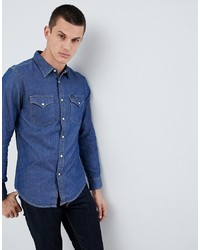 Camicia di jeans blu di Lee
