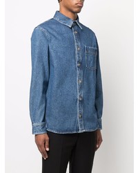 Camicia di jeans blu di A.P.C.