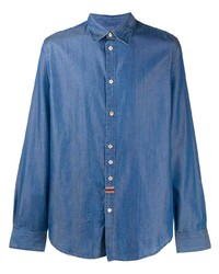 Camicia di jeans blu di Paul Smith