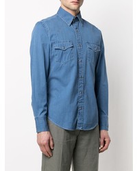 Camicia di jeans blu di Tom Ford