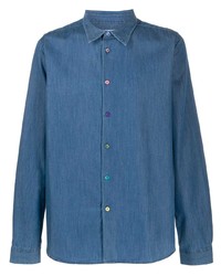 Camicia di jeans blu di PS Paul Smith