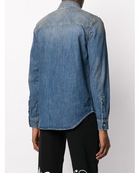 Camicia di jeans blu di Givenchy