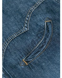 Camicia di jeans blu di Saint Laurent