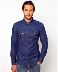 Camicia di jeans blu di Wrangler