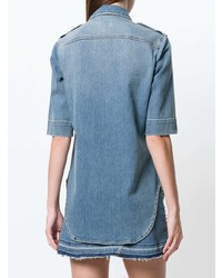 Camicia di jeans blu di Zadig & Voltaire