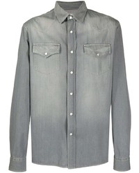 Camicia di jeans grigia di Brunello Cucinelli