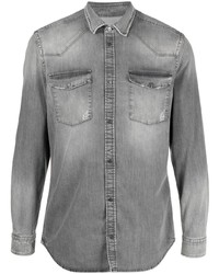 Camicia di jeans grigia di Dondup