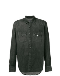 Camicia di jeans grigio scuro di Eleventy