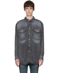 Camicia di jeans grigio scuro di Isabel Marant