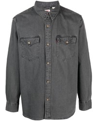 Camicia di jeans grigio scuro di Levi's