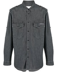 Camicia di jeans grigio scuro di MARANT