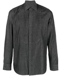 Camicia di jeans grigio scuro di Tagliatore