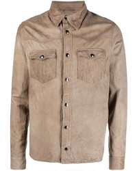 Camicia di jeans marrone di Giorgio Brato