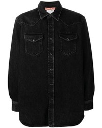 Camicia di jeans nera di Acne Studios