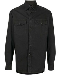 Camicia di jeans nera di Dunhill