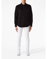 Camicia di jeans nera di Alexander McQueen