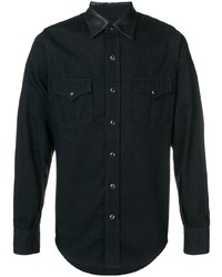 Camicia di jeans nera di Saint Laurent