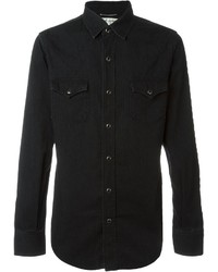 Camicia di jeans nera di Saint Laurent