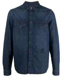 Camicia di jeans ricamata blu scuro di Zadig & Voltaire