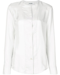 Camicia di seta bianca di Jil Sander