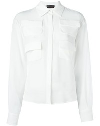 Camicia di seta bianca di Rochas